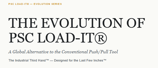 Discover the PSC Load-It push pull tool for industrial load positioning. Explore versatile head geometries, material options and adjustable lengths for safer load control.